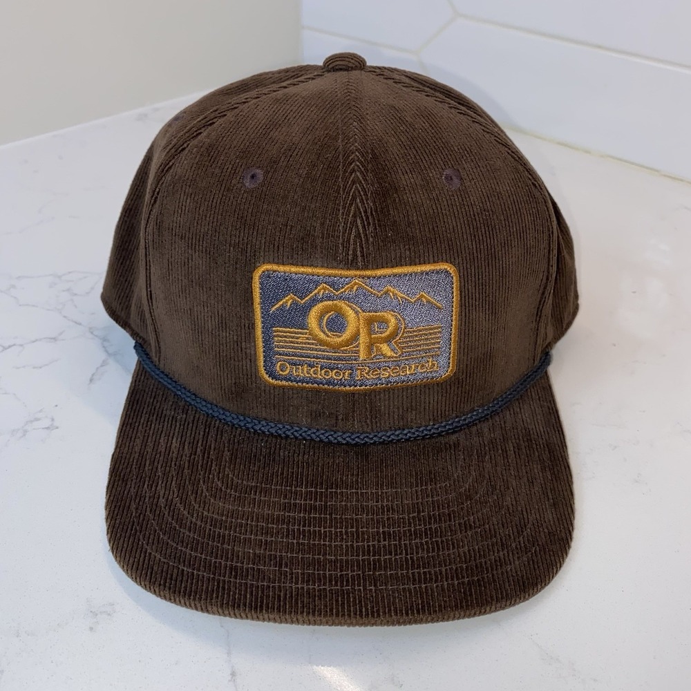 Outdoor Research Advocate Cord Trucker Cap Men's One Size Adjustable Outdoors